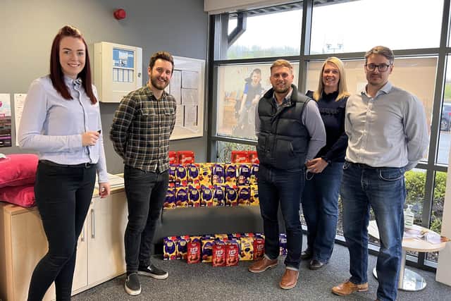 Colleagues at MultiWebMarketing bought and donated 100 tasty chocolate eggs to Paces