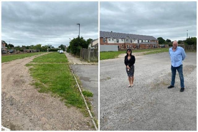 Residents living on a Doncaster estate have complained after the council took away a piece of land that had been used for parking