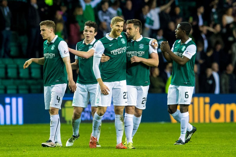 Who came on as a sub in the fourth-round replay against Hearts at Easter Road for their only minutes in the cup run?
