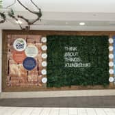 Our Planet Pledge can be seen throughout Frenchgate