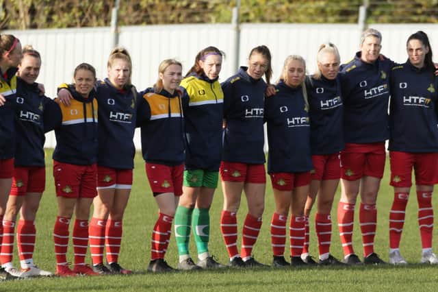 Doncaster Rovers Belles. Photo: Julian Barker