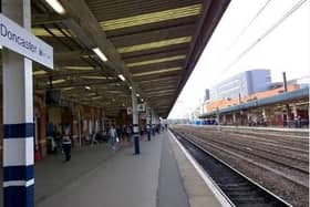 Doncaster rail passengers warned of delays after a person was hit by a train.