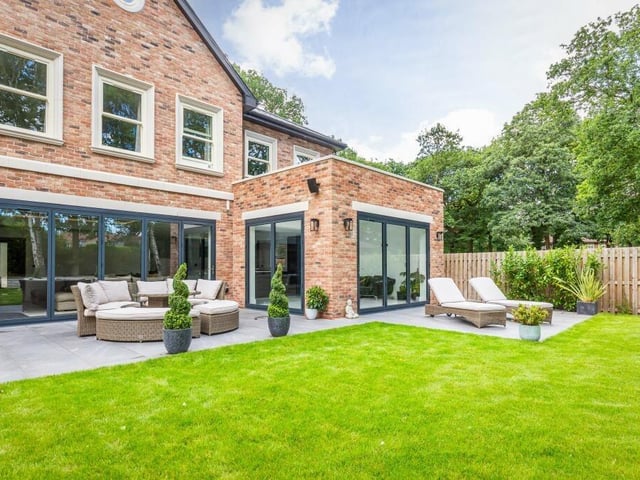 A garden designed for indoor to outdoor living.