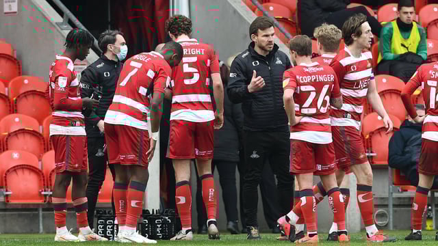Andy Butler speaks to his players