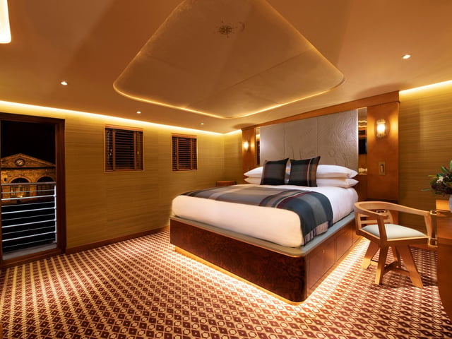 The award-winning team at The Royal Yacht Britannia have transformed Fingal into a 23-cabin boutique hotel and exclusive use venue.