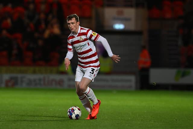 Doncaster Rovers defender James Maxwell.