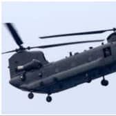 RAF Chinook helicopters have been spotted over Doncaster.