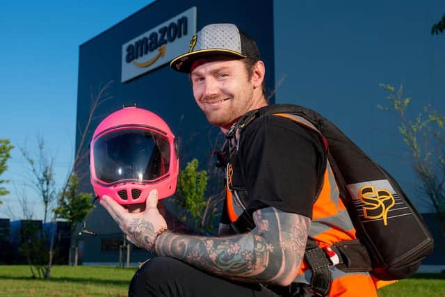 8 May 2020.
New employees at Amazon in Doncaster who have been displaced from their usual jobs due to the Covid19 situation.
Skydiving instructor Steve Simpson at LBA2.