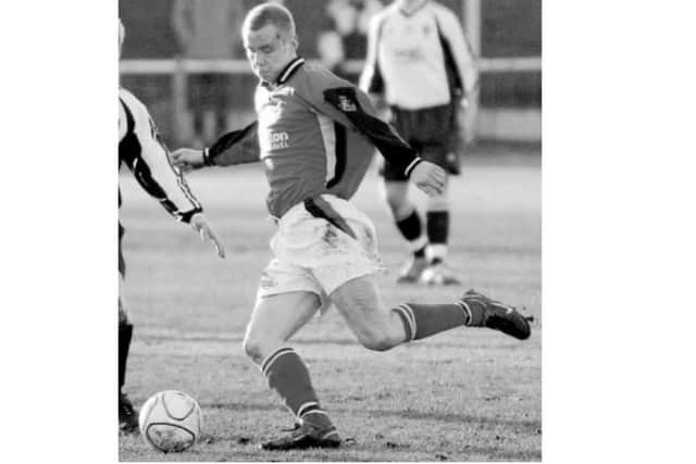Glenn in his footballing days.