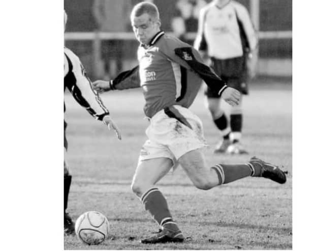 Glenn in his footballing days.
