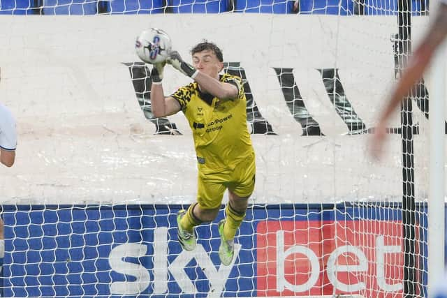 Doncaster Rovers stopper Louis Jones.