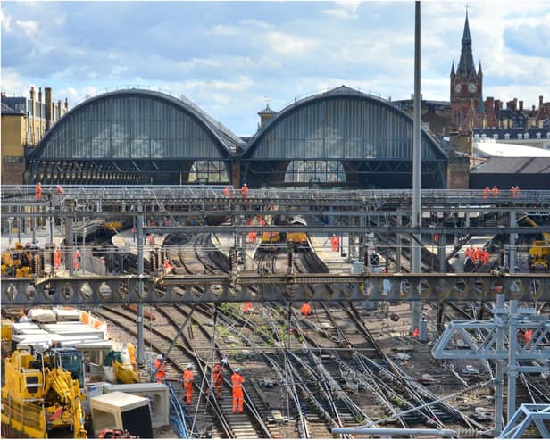 Upgrade work is continuing at London King's Cross.