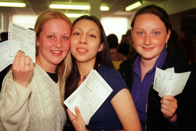Caroline Davison, Jeanette  Alvarado and Caroline Lawton in 1998
