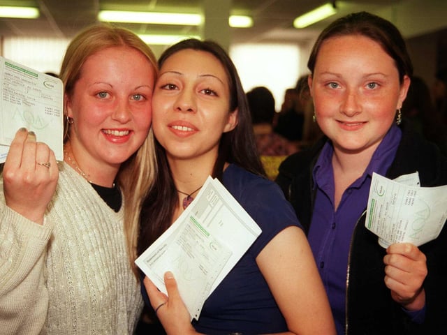 Caroline Davison, Jeanette Alvarado and Caroline Lawton in 1998
