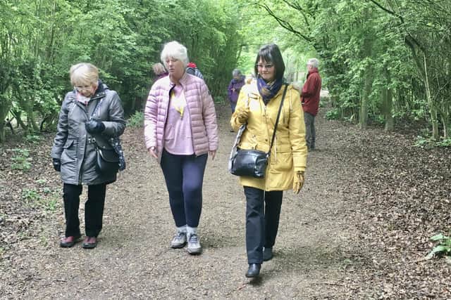 Three or four times a year, though the summer months Doncaster Ramblers help run Walks for Carers and the Cared For via Doncaster Carers Centre