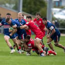 Action from a Doncaster Knights v Jersey Reds clash in the Championship at Castle Park, Doncaster, back in 2021. (Picture: Tony Johnson)