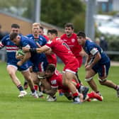 Action from a Doncaster Knights v Jersey Reds clash in the Championship at Castle Park, Doncaster, back in 2021. (Picture: Tony Johnson)