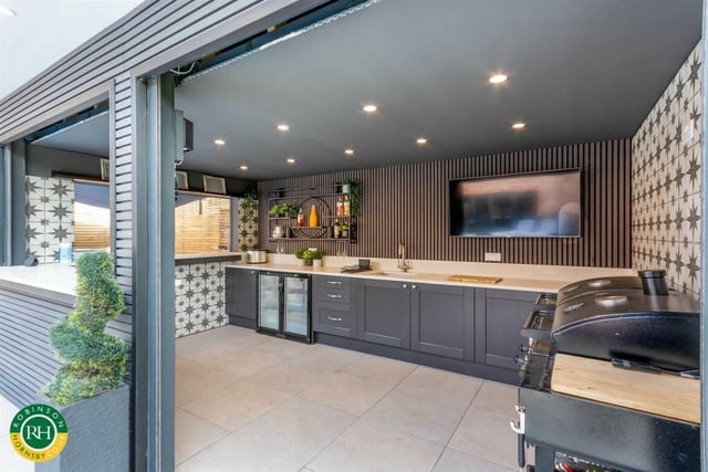 A stunning outdoor kitchen, ideal for summer entertaining.