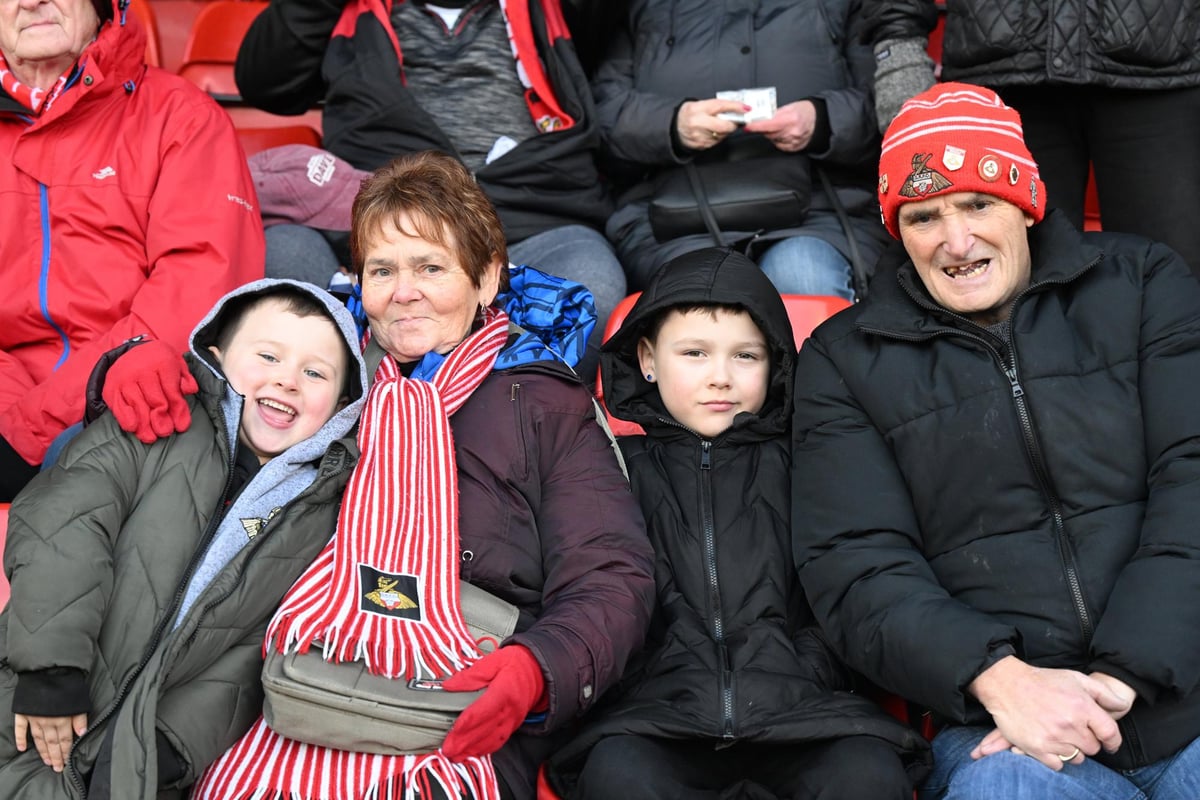 See who you know in this gallery of Doncaster Rovers fans watching away games at Walsall and Grimsby Town