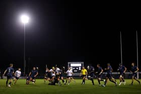 Doncaster Knights in action against Bristol Bears at Castle Park in last season’s Premiership Rugby Cup. Photo: George Wood/Getty Images