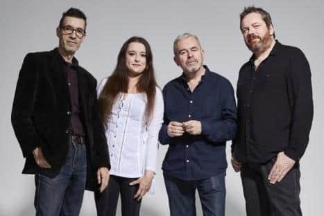 Band members (from left) Marc Parnell, Laura Wilcockson, Dave Hemingway and Phil Barton