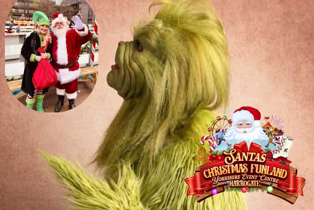 Santa's Christmas Funland featuring Santa, Elves and The Yorkshire Grinch