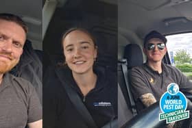 Carl Hoult, Elsie Anderson and Craig Hoult