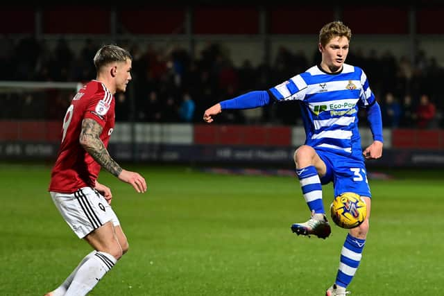 Doncaster's loan midfielder Matt Craig has stepped up his performances over the last week. (Picture:Andrew Roe/AHPIX LTD).