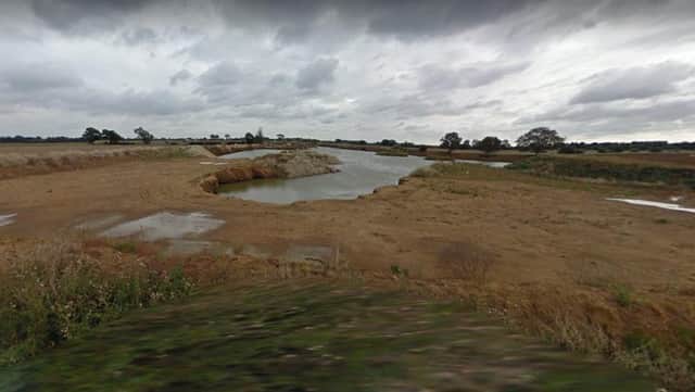 The private lake which the owner has been forced to fence off after it was taken over by illegal lockdown parties
