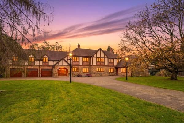 The front of the property.