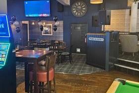 Big screeen TVs and gaming machines.