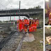 The East Coast Main Line has re-opened after a fire.