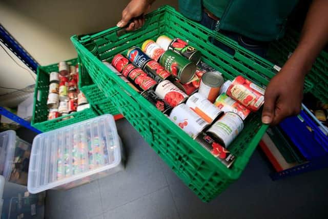 1,342 emergency food parcels – containing three or seven days' worth of supplies – were handed out