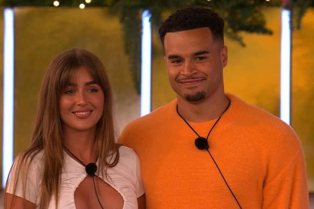 Doncaster's Georgia and partner Toby were bidding for victory in the Love Island final. (Photo: ITV).