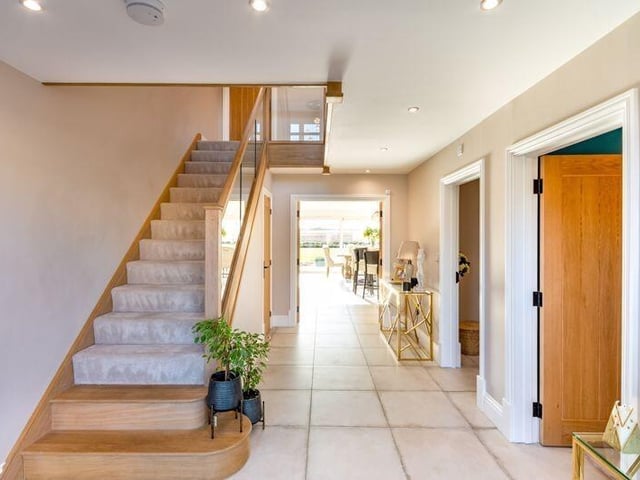 The bright and spacious entrance hallway.