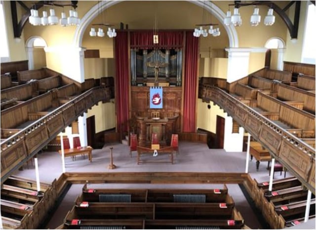 Hall Gate United Reform Church is on the market for £425,000. (Photos: Walker Singleton).
