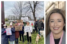 Campaigners fighting to save trees in Tickhill have been given a boost after Doncaster MP Sally Jameson secured a rethink on the plan.