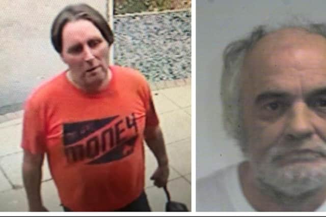 In this image, Mark is on the left in the red t-shirt, with John on the right wearing white
