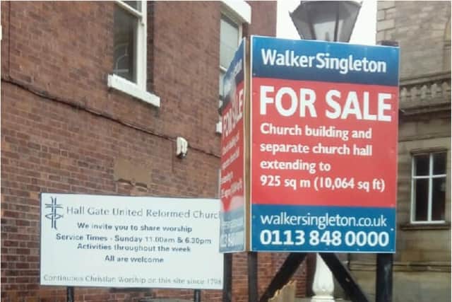 The church was last used for worship last October and has gone up for sale.