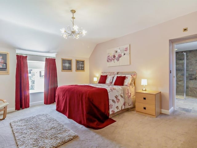 One of two bedrooms with en suite facilities.