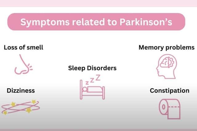 Parkinson's disease symptoms shared by lottie.org