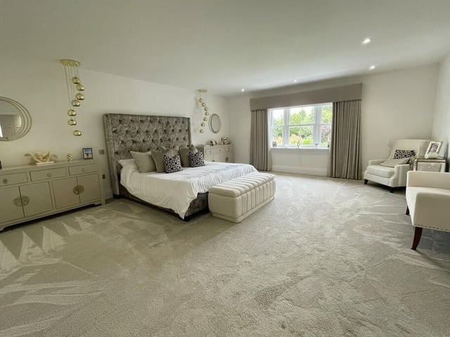 One of four stunning bedrooms.