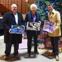 Fabian Braithwaite, President of Doncaster Chamber, Ros Jones CBE, Mayor of Doncaster, and Dan Fell, Chief Exec of Doncaster Chamber.