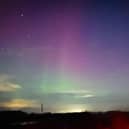 The beautiful display on Sunday night.