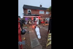 The super spooky house in Anfield Road, Cantley.