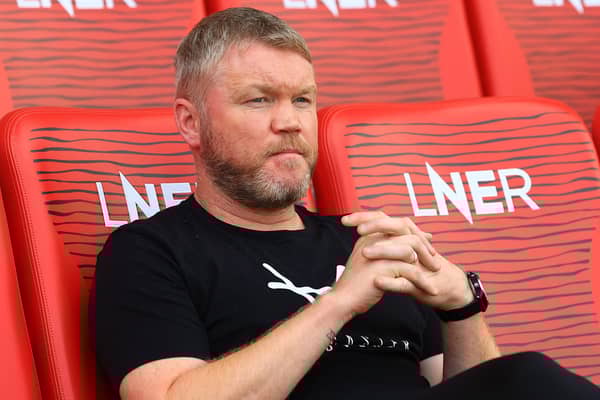Doncaster Rovers manager Grant McCann.