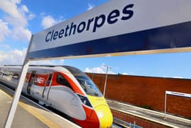 LNER Azuma test train at Cleethorpes