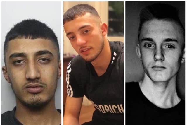 Amrit Jhagra, left, has been found guilty of the double murder of Janis Kozlovskis and Ryan Theobald.