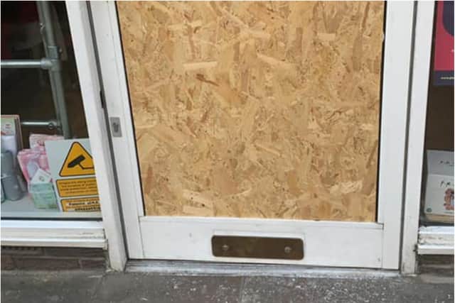 Thieves smashed their way into the Phoenix shop to steal a collection box. (Photo: Phoenix Charity).