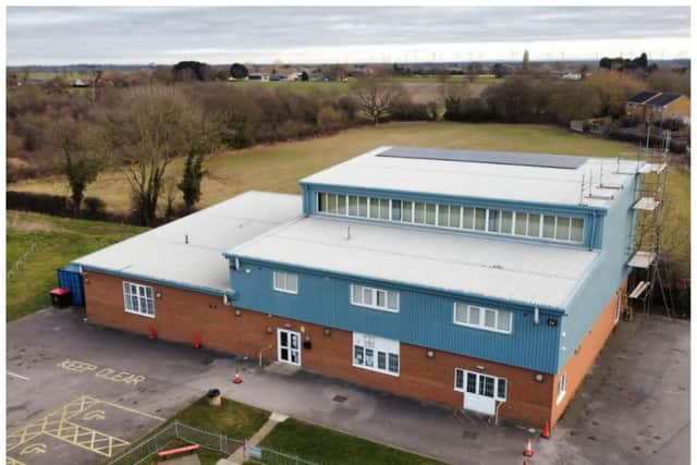 Solar panels have been installed at Hatfield Woodhouse Village Hall.
